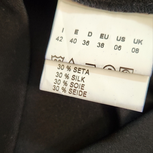 MICHELLE WINDHEUSER Mixed fabric dress in size 6 - Picture 15 of 16